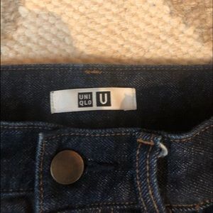 Uniqlo dark denim jean!!